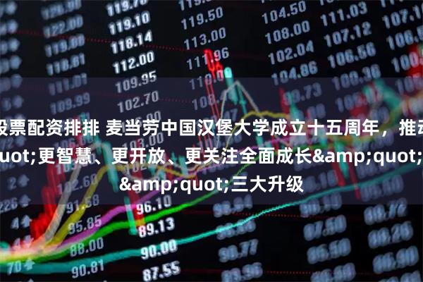 股票配资排排 麦当劳中国汉堡大学成立十五周年，推动&quot;更智慧、更开放、更关注全面成长&quot;三大升级